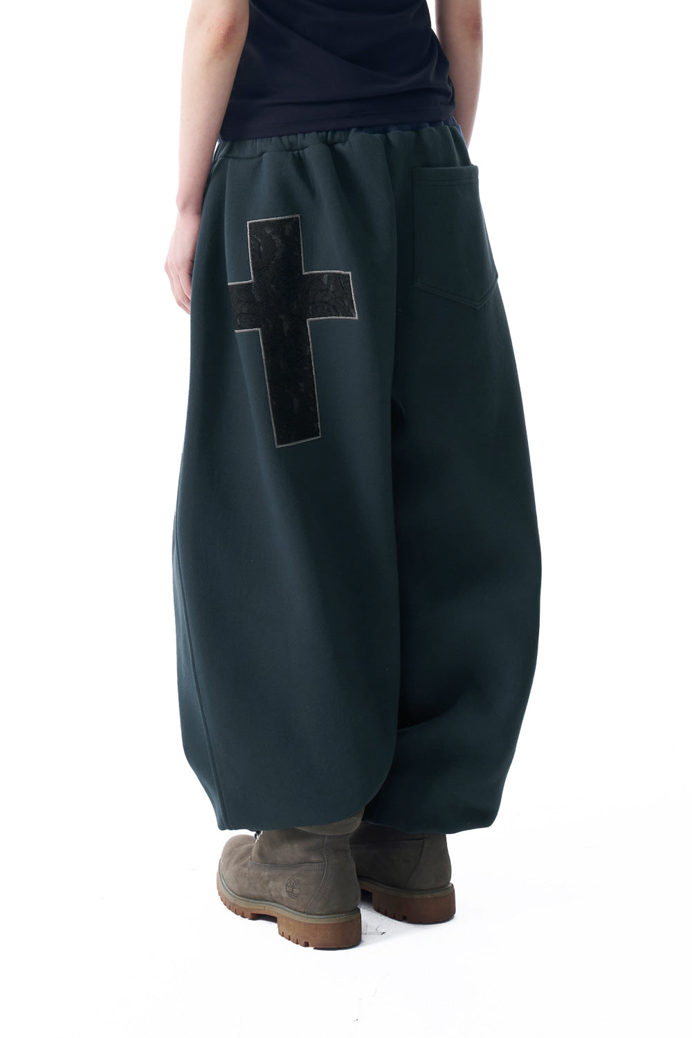 Laced CROS2 Patch Sweatpants (Dark Green)