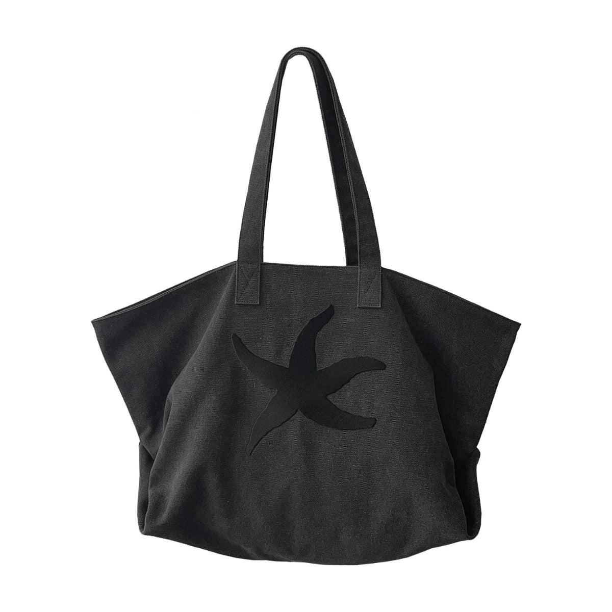 TCM starfish tote bag (black)