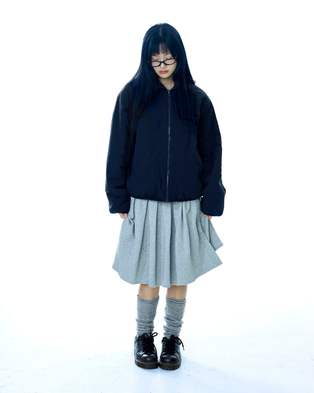 PETAL REVERSIBLE FLEECE JACKET BROWN