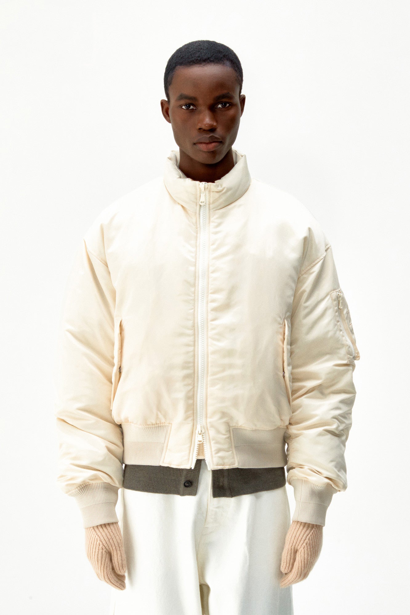 Stand Collar Neck Down Puffer Jacket