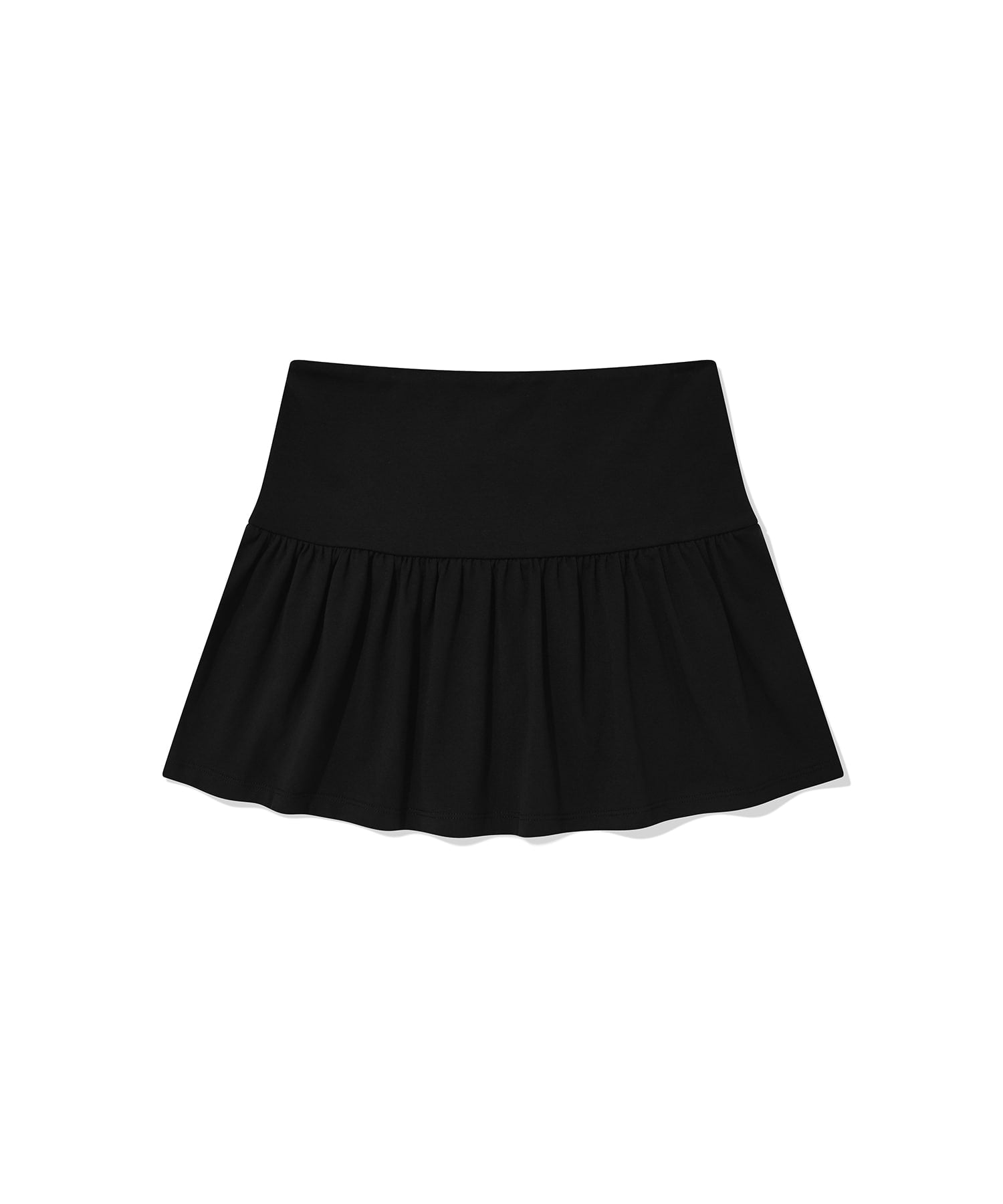 MINI SWEAT SKIRTS BLACK