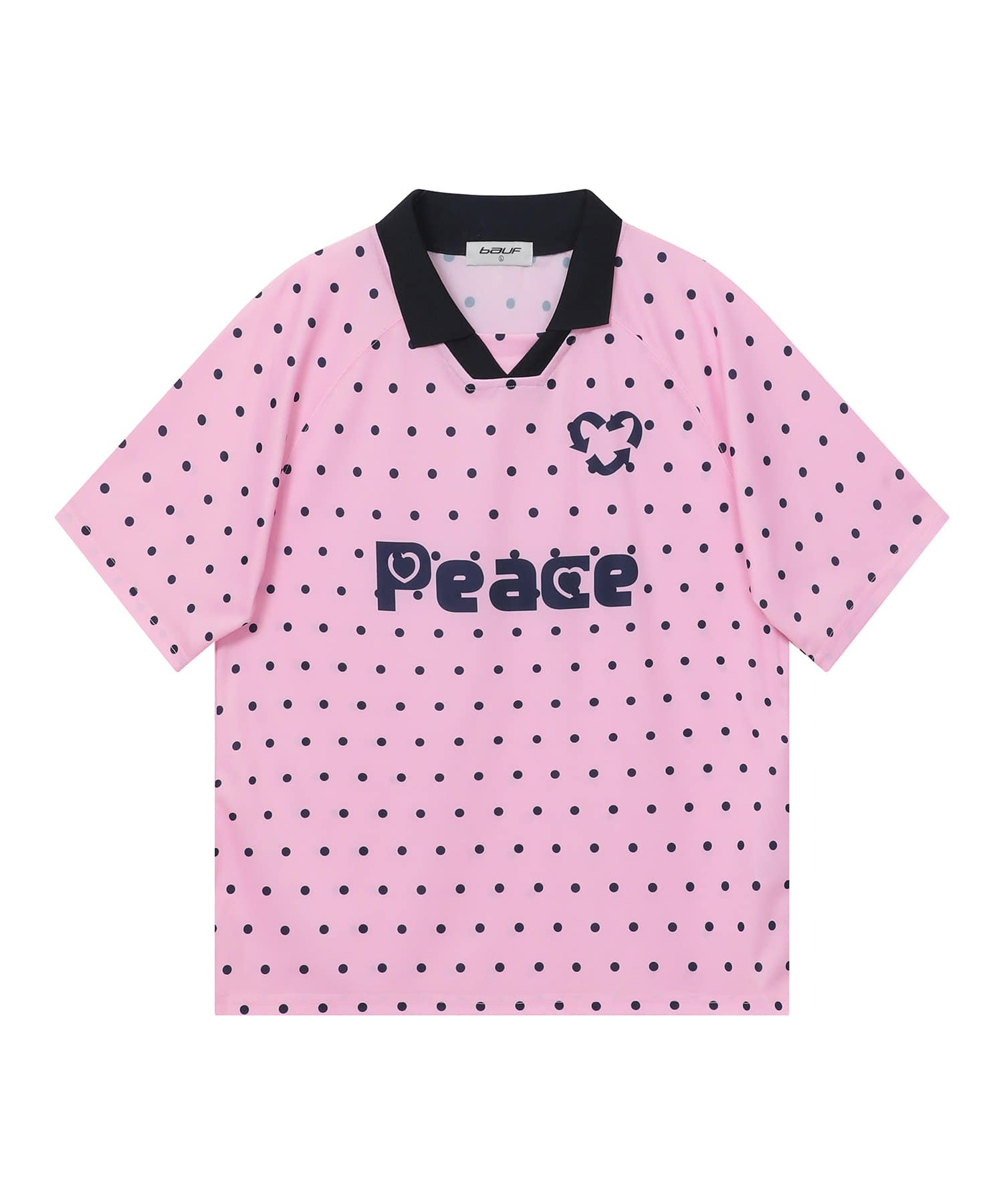 Dot Jersey T-shirt Pink