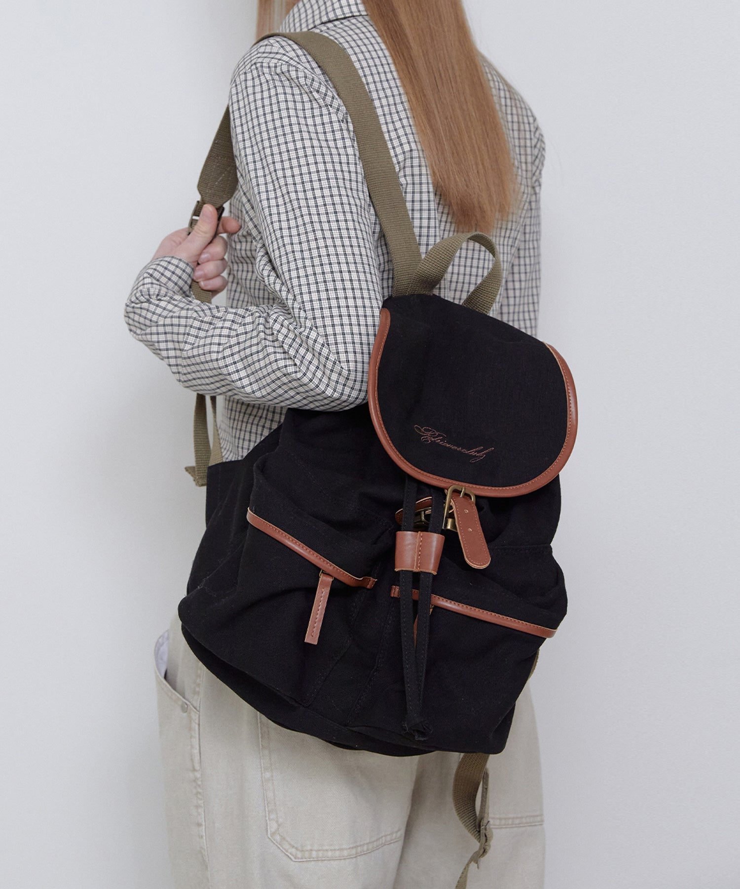 RC LOGO RUCK SACK BROWN