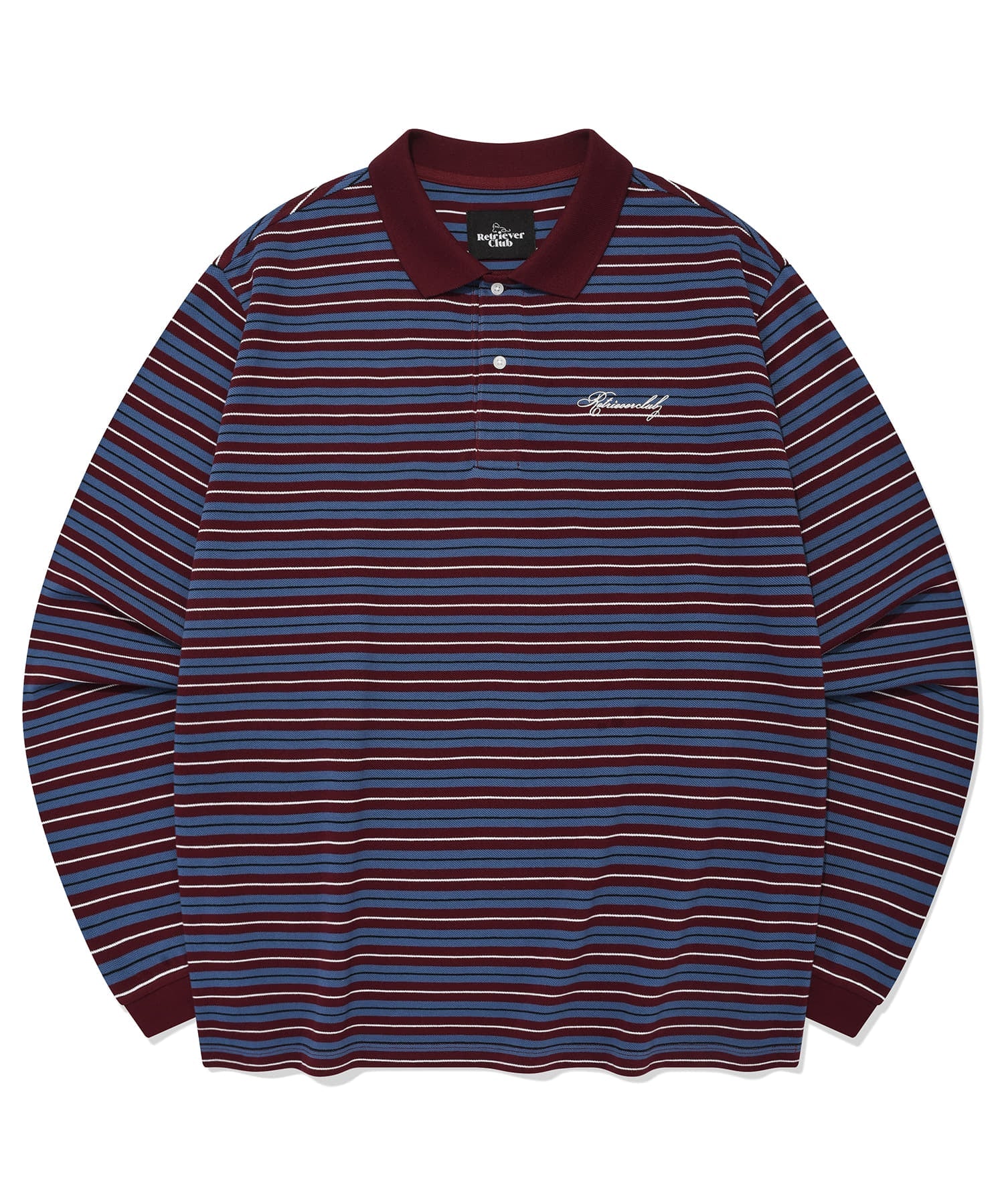STRIPE PK SHIRTS BURGUNDY