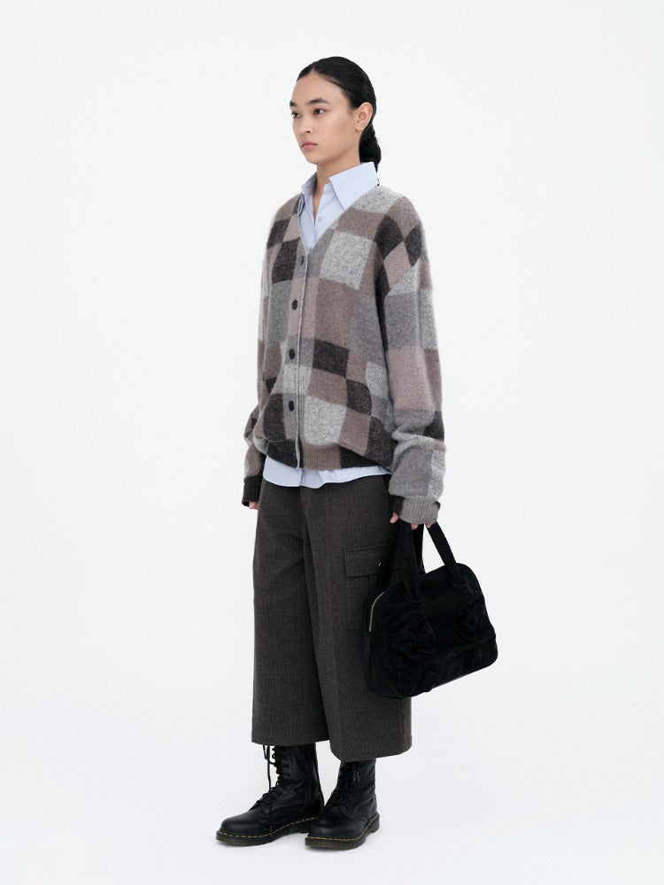 Nubuck Shirring Bag Black