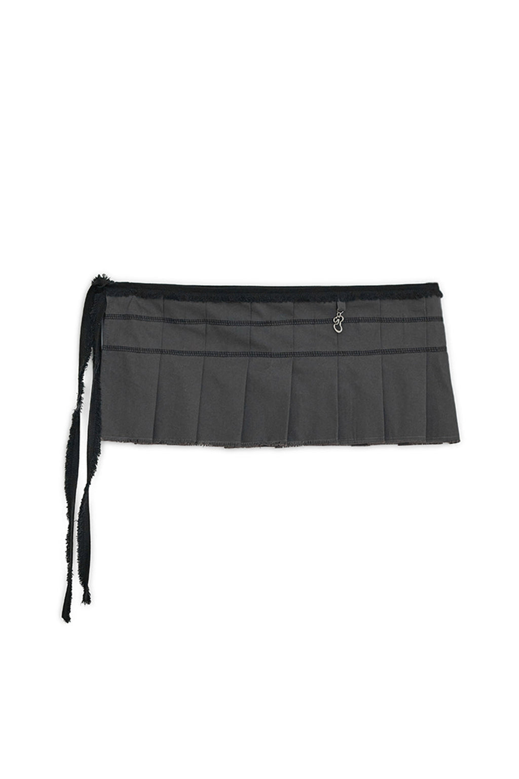 Pleats skirt belt (Charcoal)