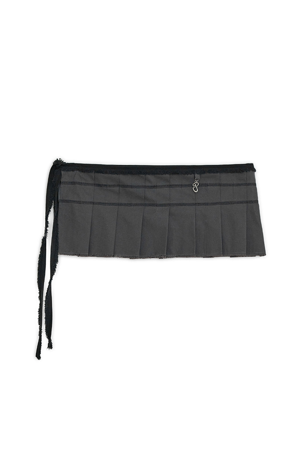 Pleats skirt belt (Charcoal)
