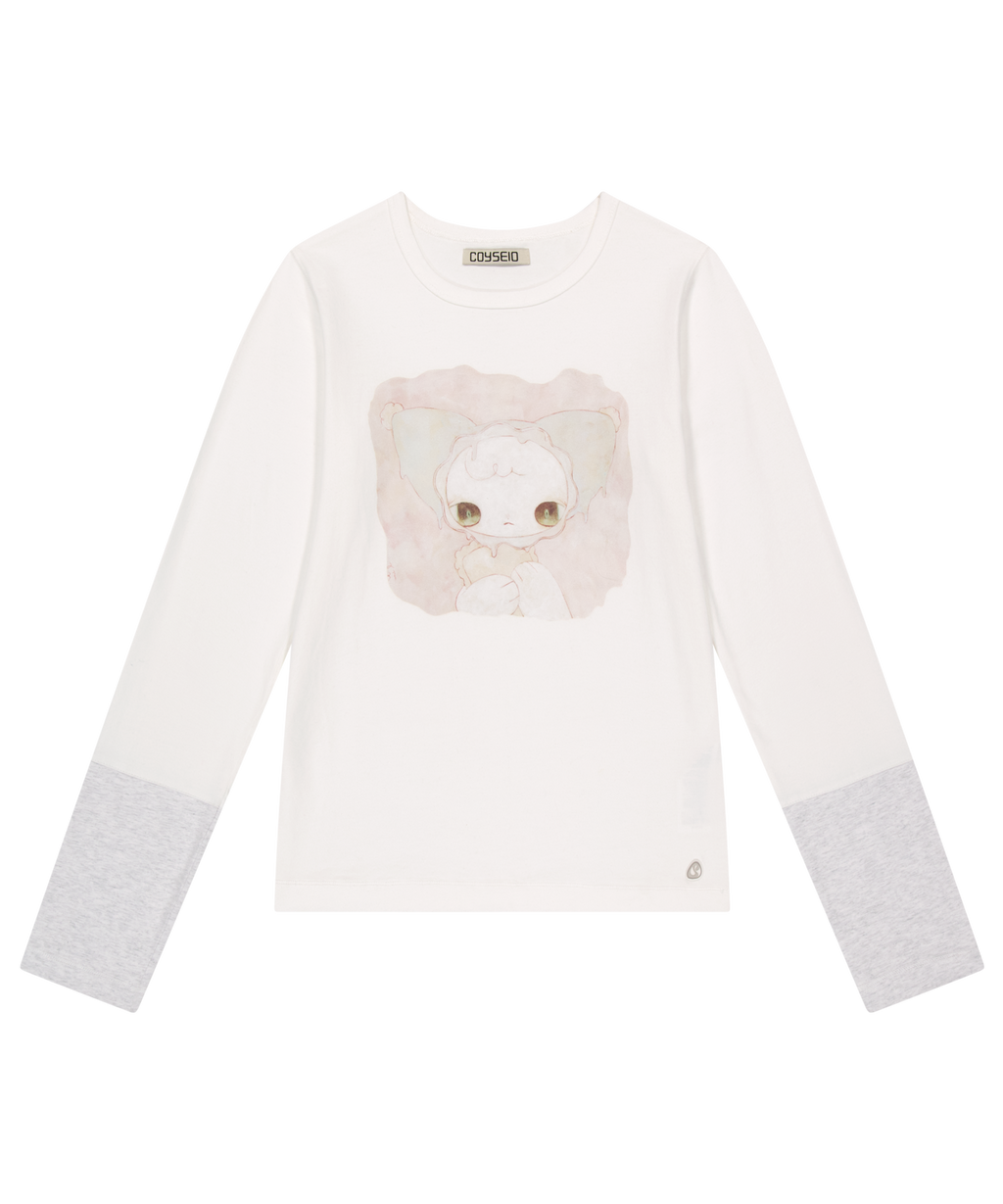 BLUSH LONGSLEEVES IVORY