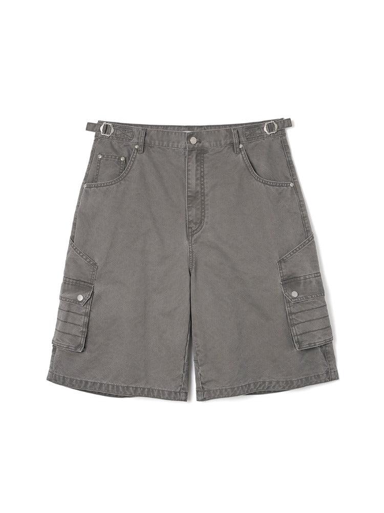 Double Index Bermuda Pants Charcoal