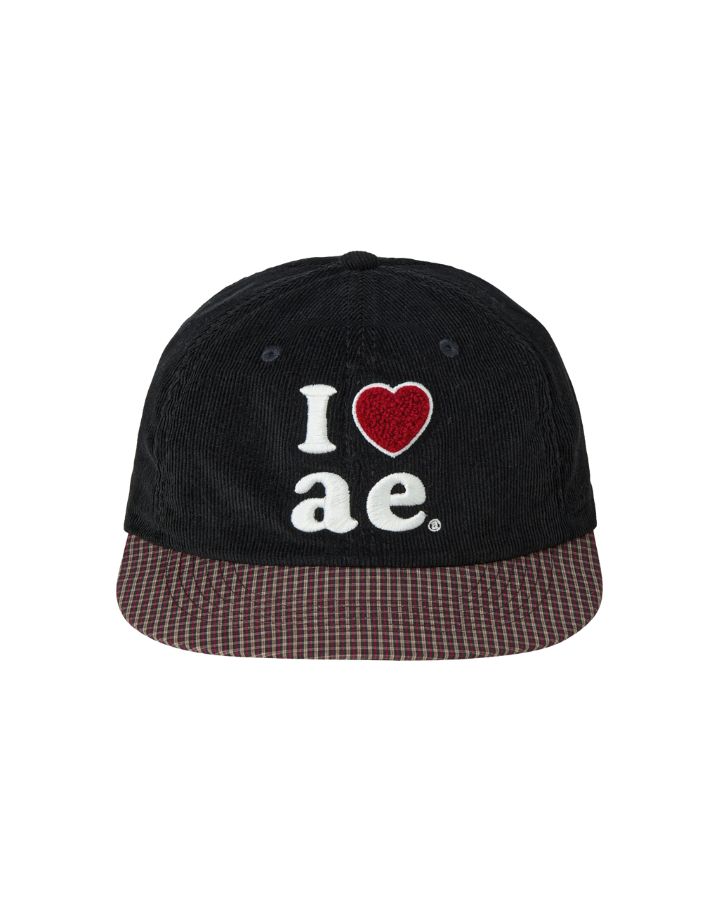 CHECK BALL CAP BLACK