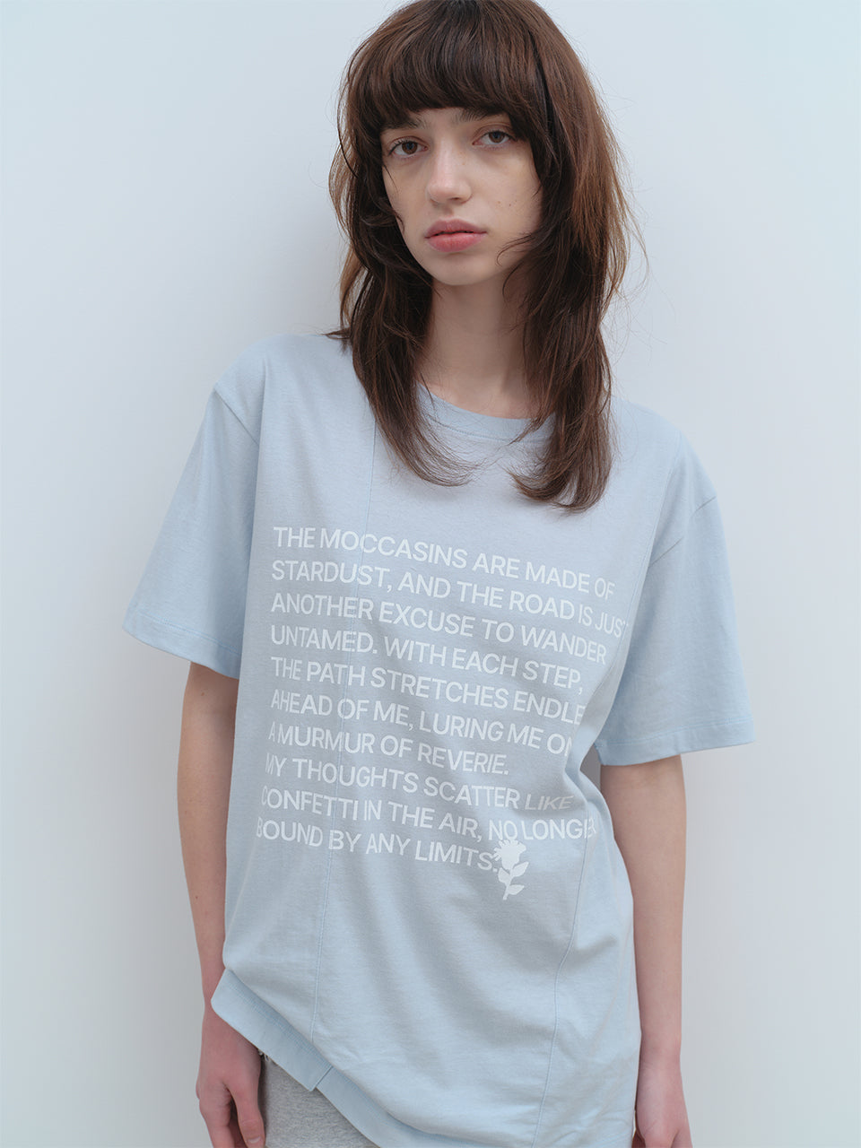 Seam Line Archive T-Shirts Sky Blue