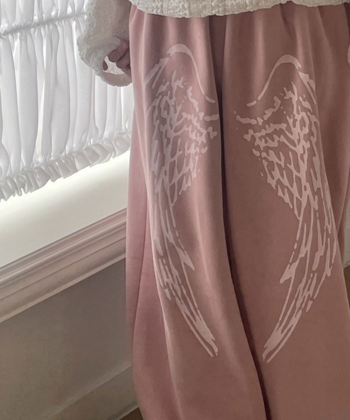 ANGEL VINTAGE SWEATPANTS (BABY PINK)