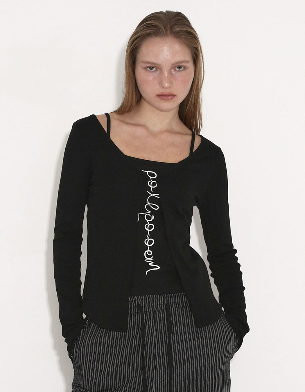 POLYSOOEM TANK & CARDIGAN / 3 COLOR