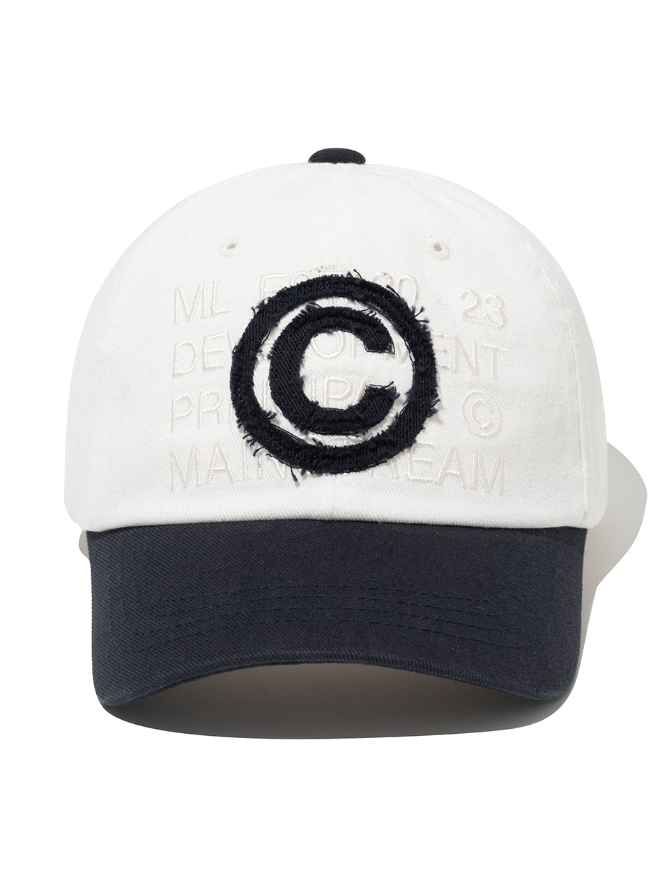Core Half Ball Cap White Navy