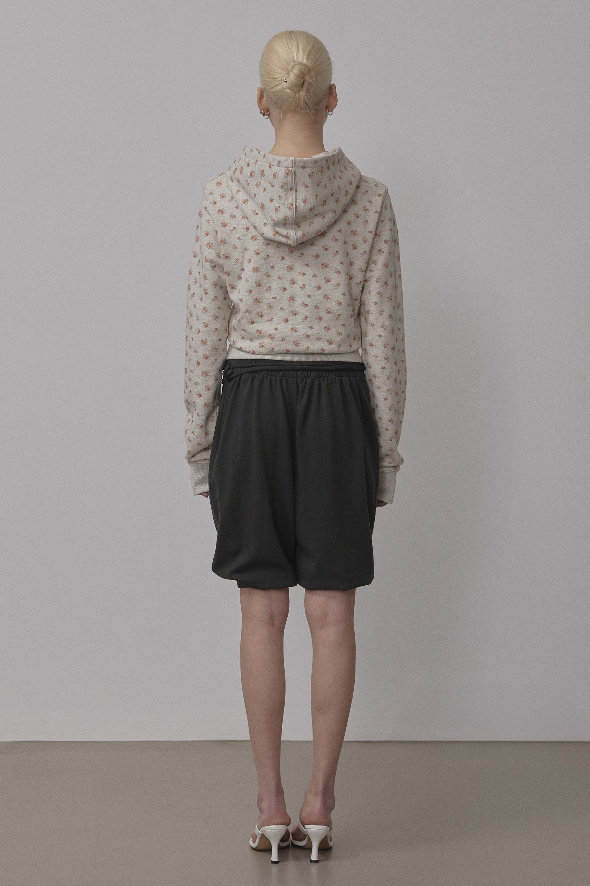 Cottage Zip-Up Hoodie Flower