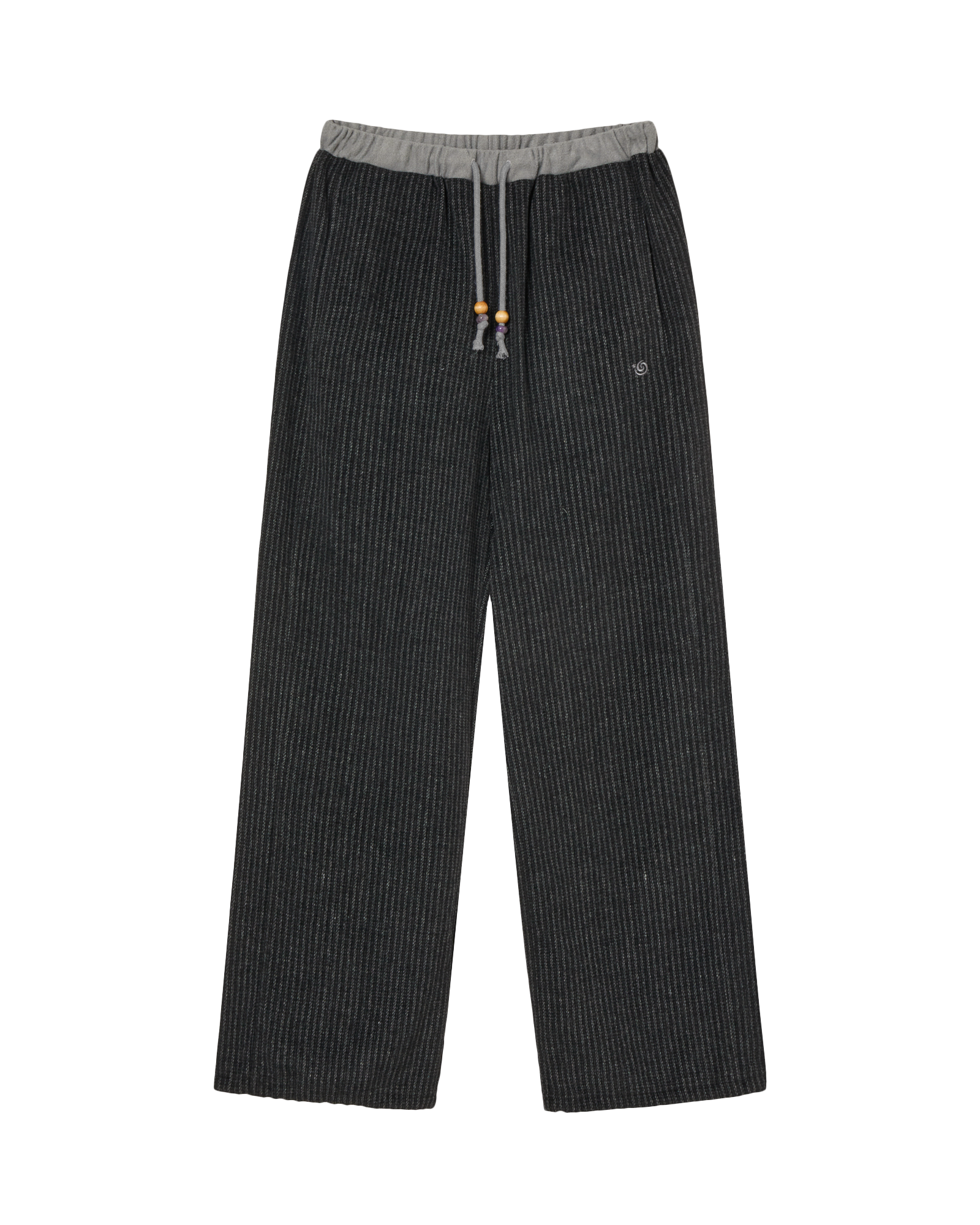 ANGEL STRIPE PANTS BLACK
