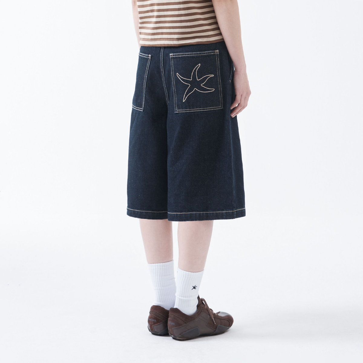 TCM starfish denim half pants (blue)