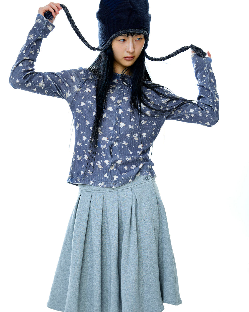 COTTON CUDDLE LONGSLEEVES NAVY