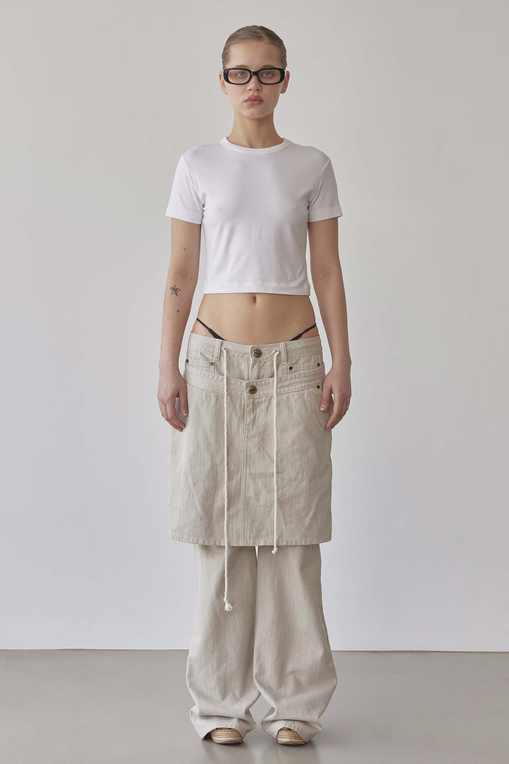 The Day Dreamers Crop Top White