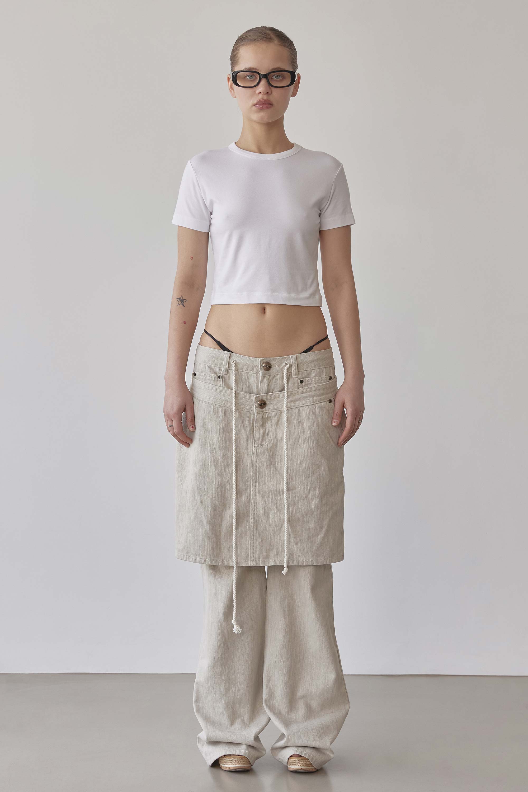 The Day Dreamers Crop Top White