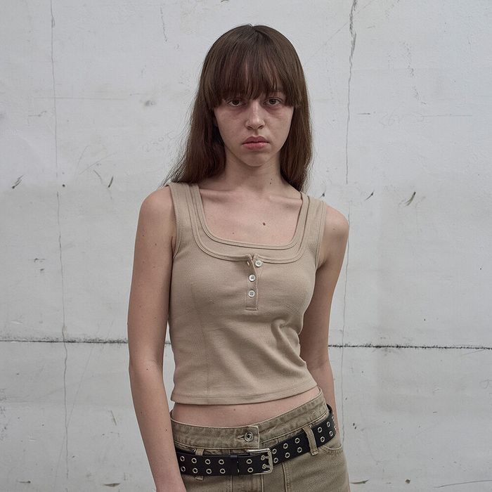 DOUBLE LAYERED TANK TOP / 3 Colour