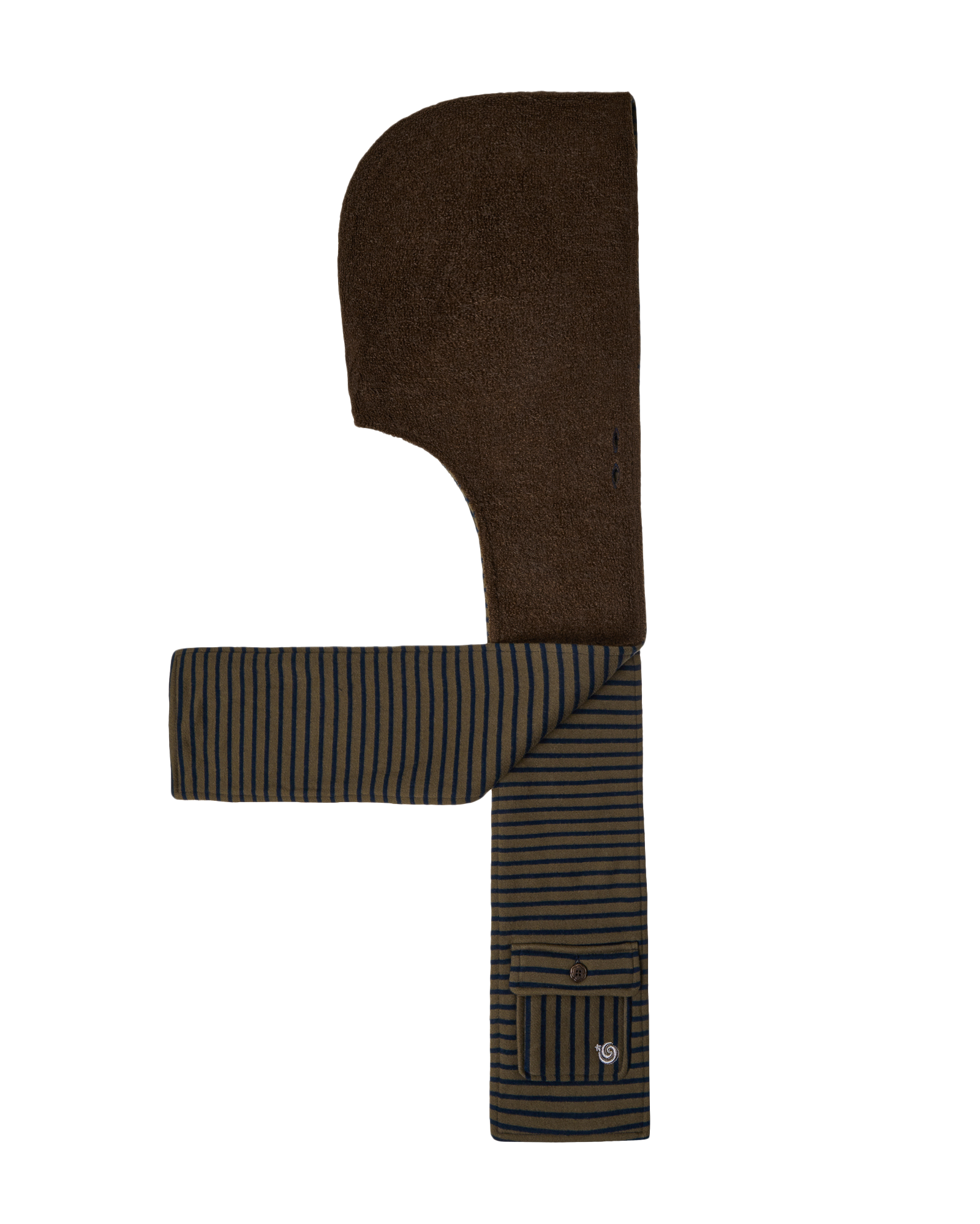 POCKET HOOD MUFFLER KHAKI