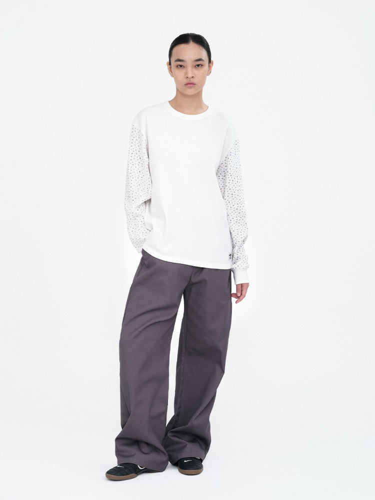 Buckle Strap Pocket Pants Gray