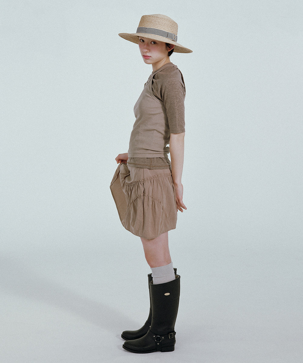 HARNESS WELLINGTON BOOTS LONG / 2 Color