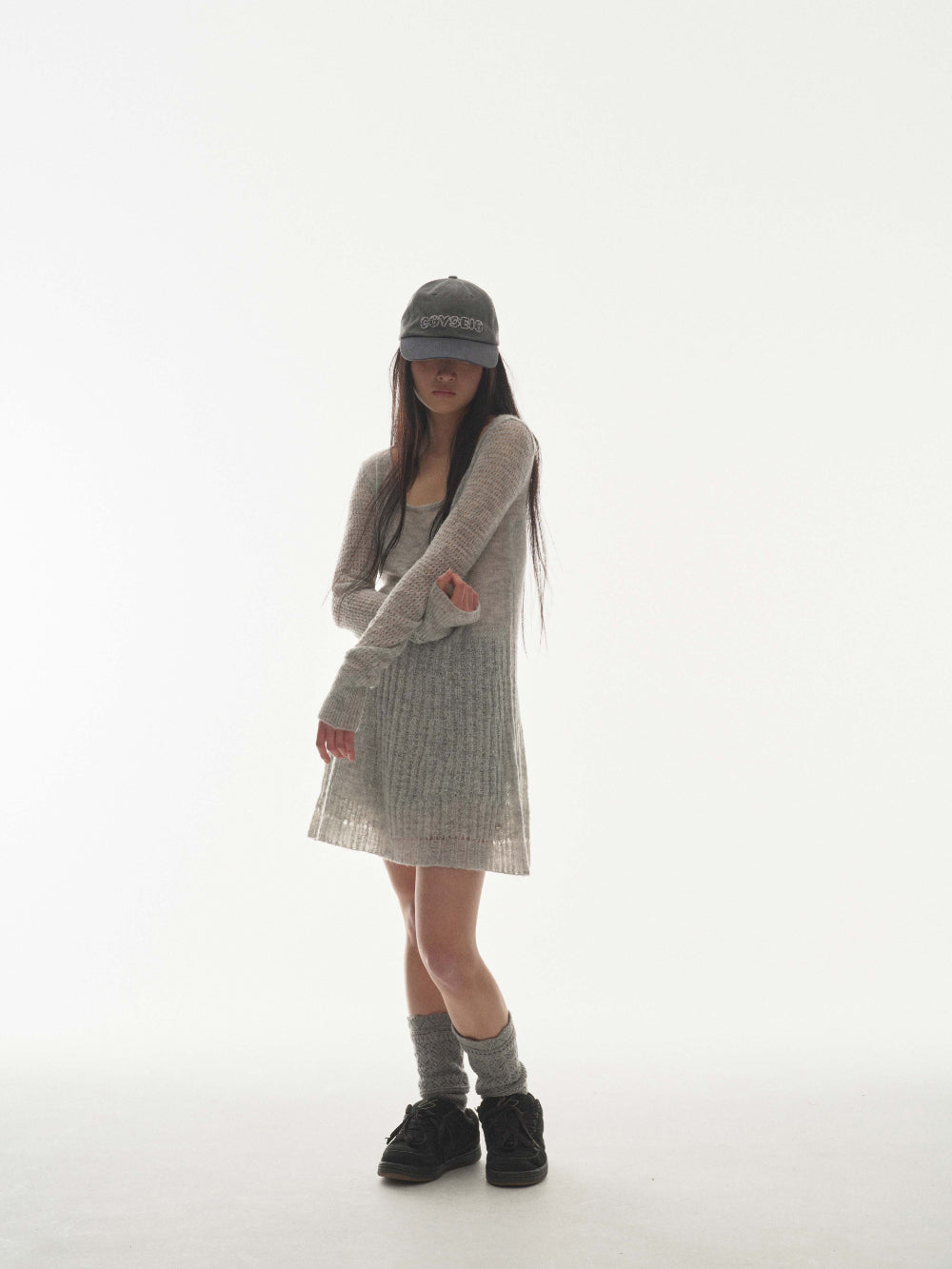 SOFT BELL KNIT LIGHT GREY