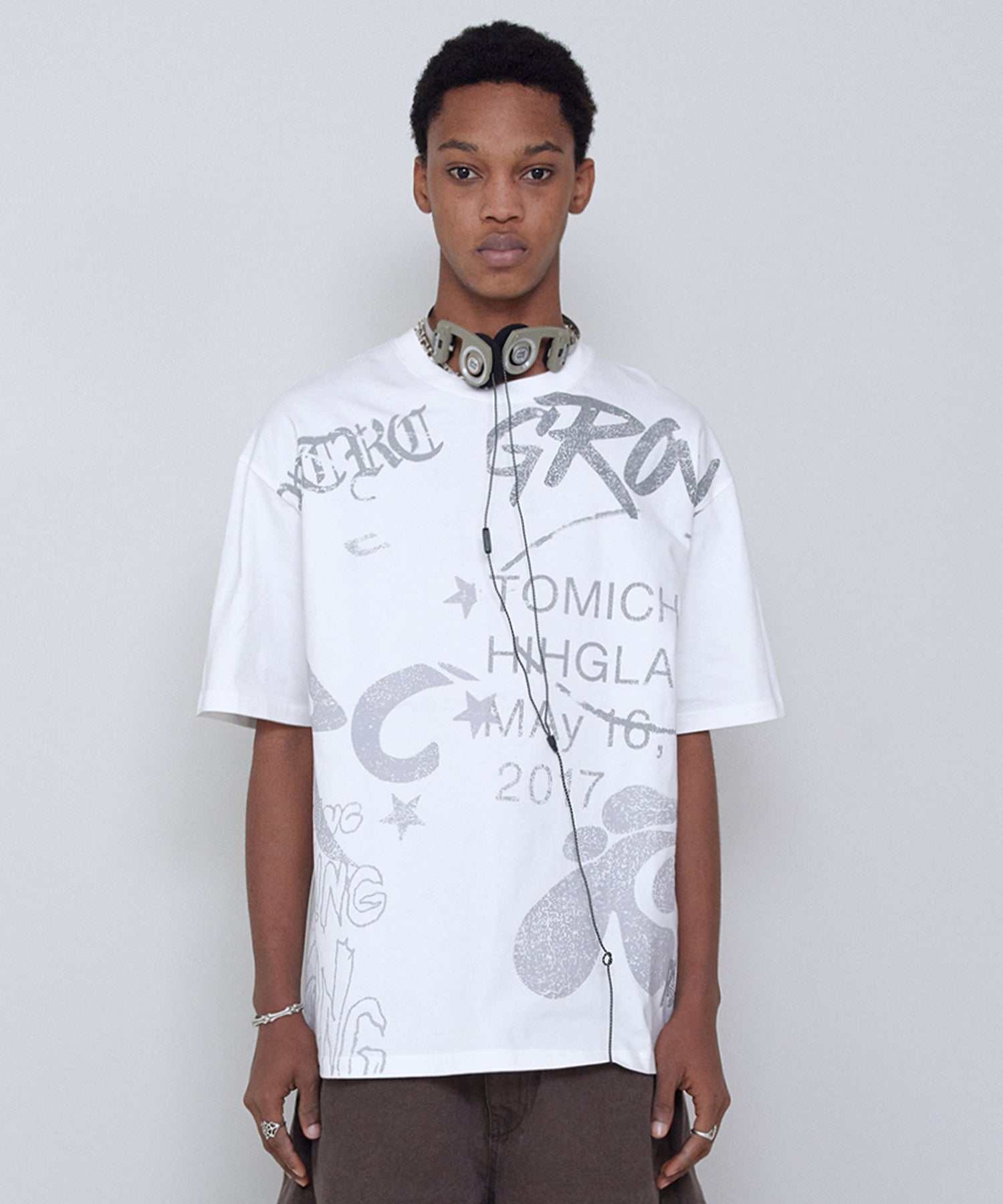 MULTI LOGO TEE WHITE