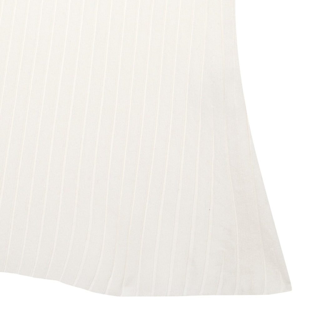 SUSPENDERS RIBBED KNIT DRESS IVORY / 2 COLOR