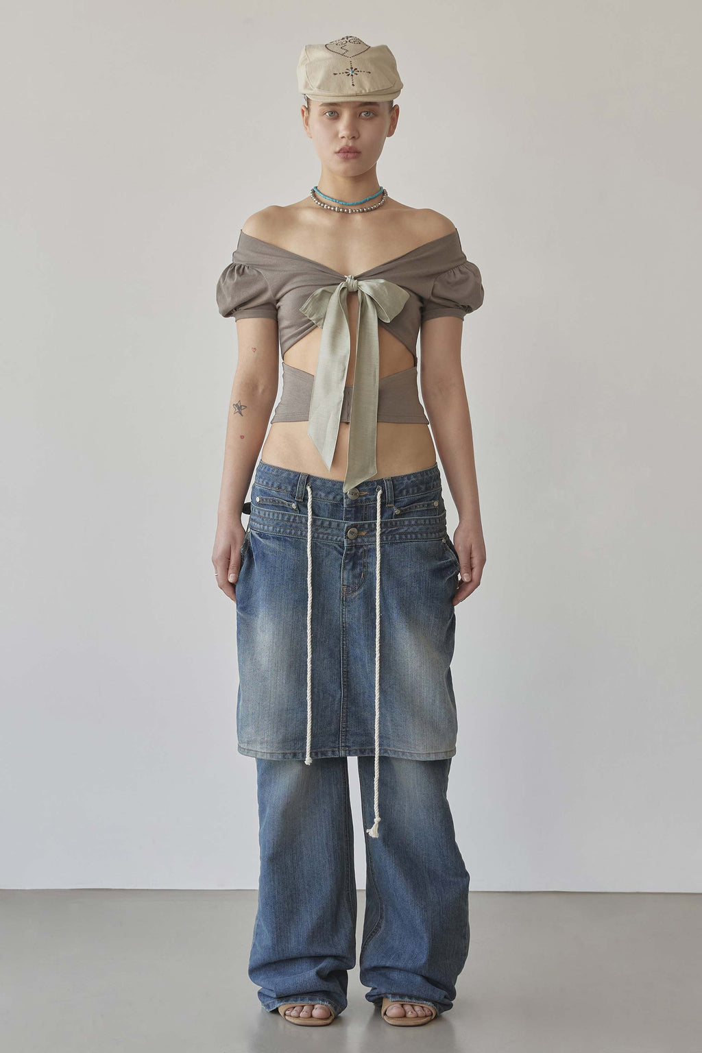 Princess 2way Tee Mocha