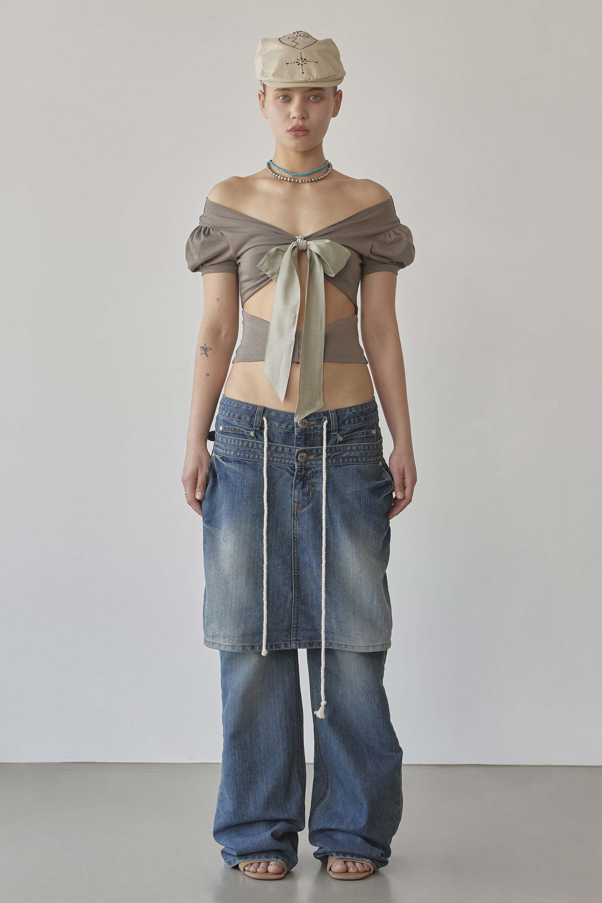 Princess 2way Tee Mocha