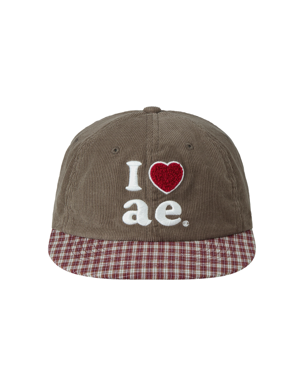 CHECK BALL CAP BEIGE