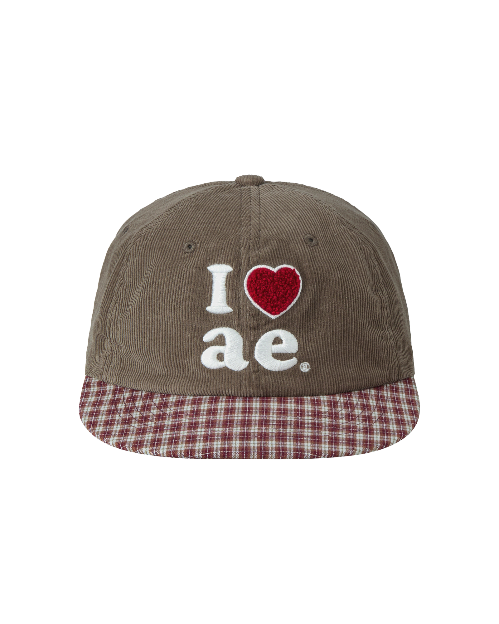 CHECK BALL CAP BEIGE