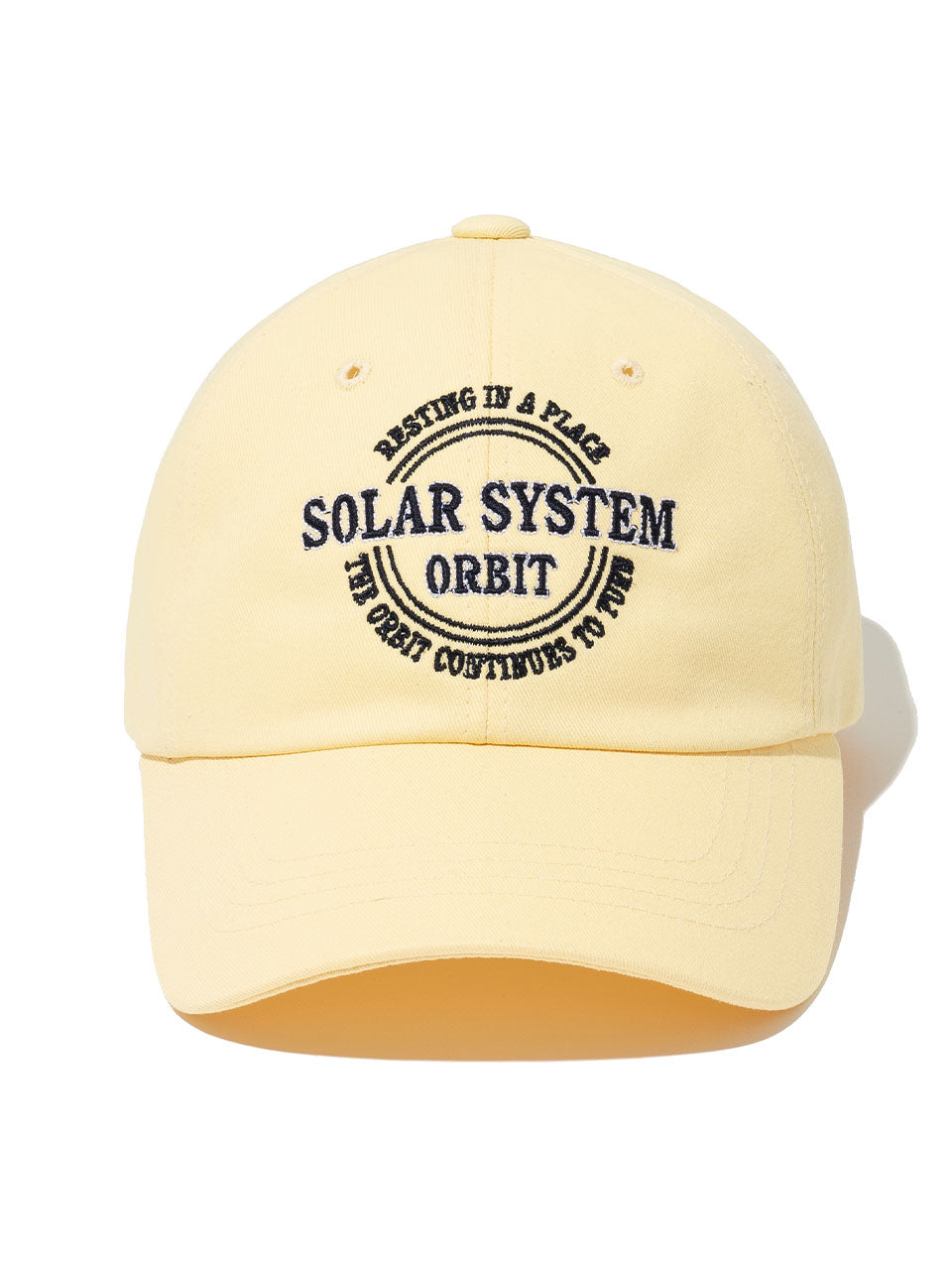 Round Solar Ball Cap Pale Yellow