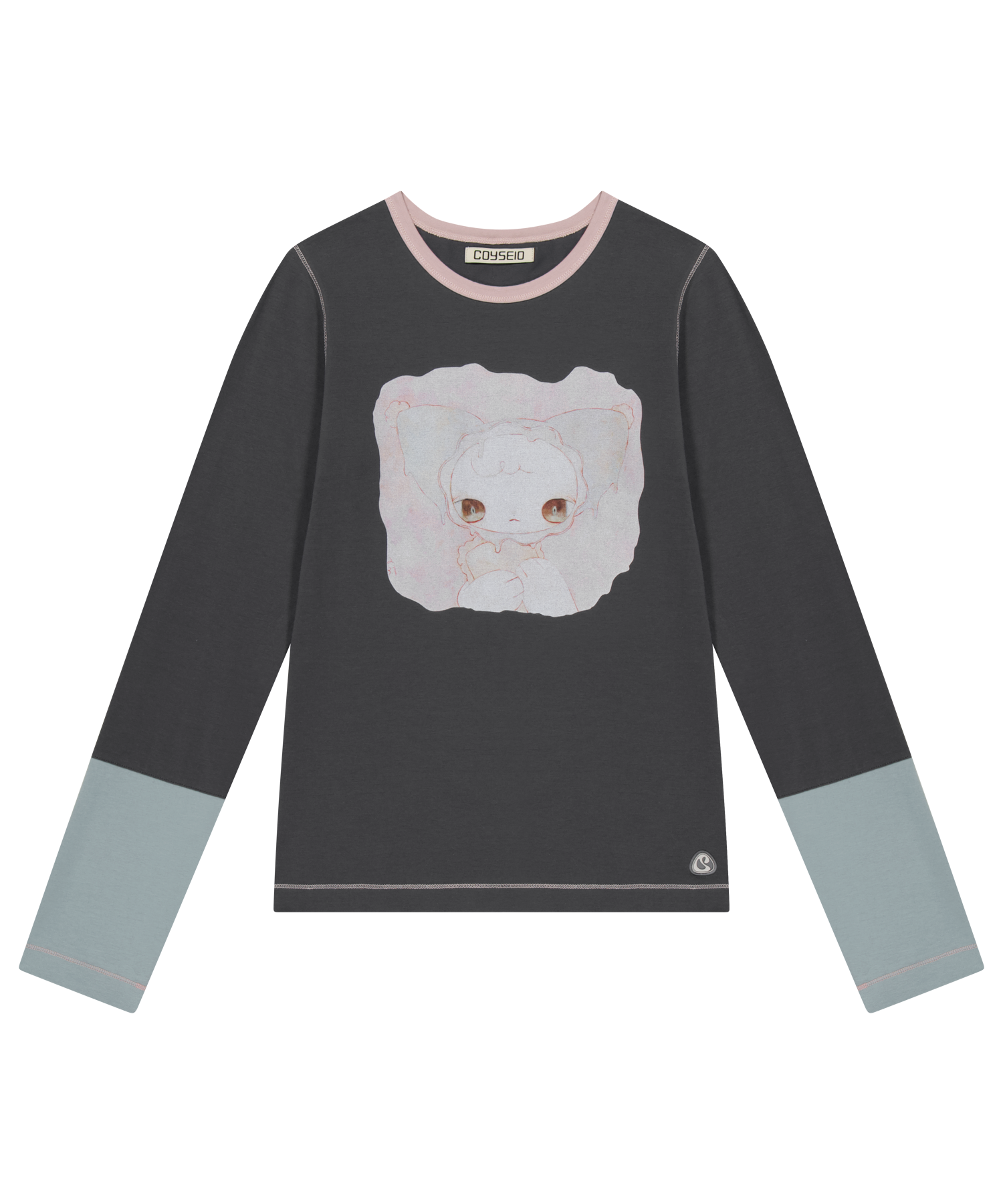 BLUSH LONGSLEEVES CHARCOAL