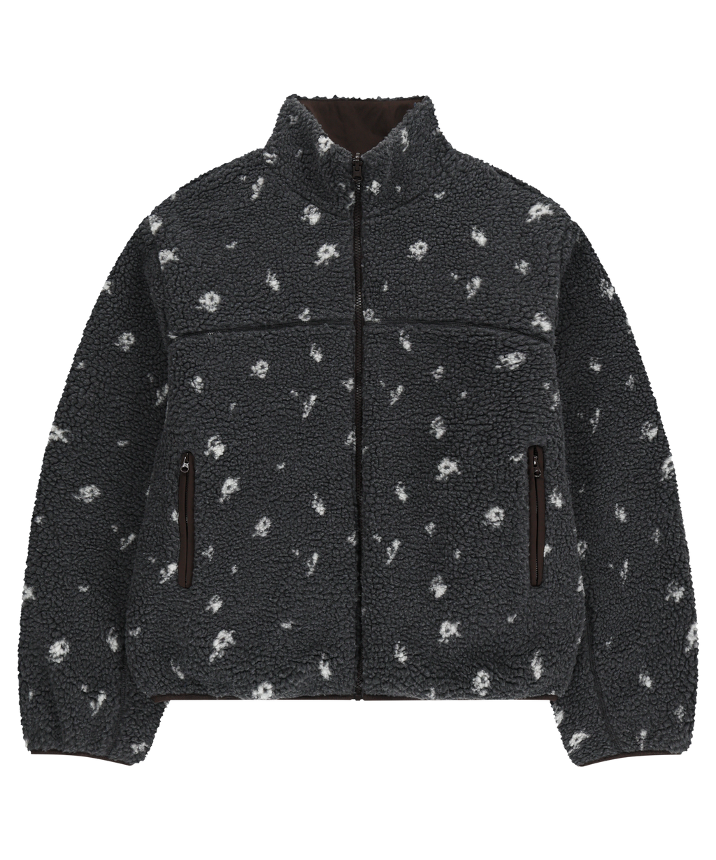 PETAL REVERSIBLE FLEECE JACKET GREY