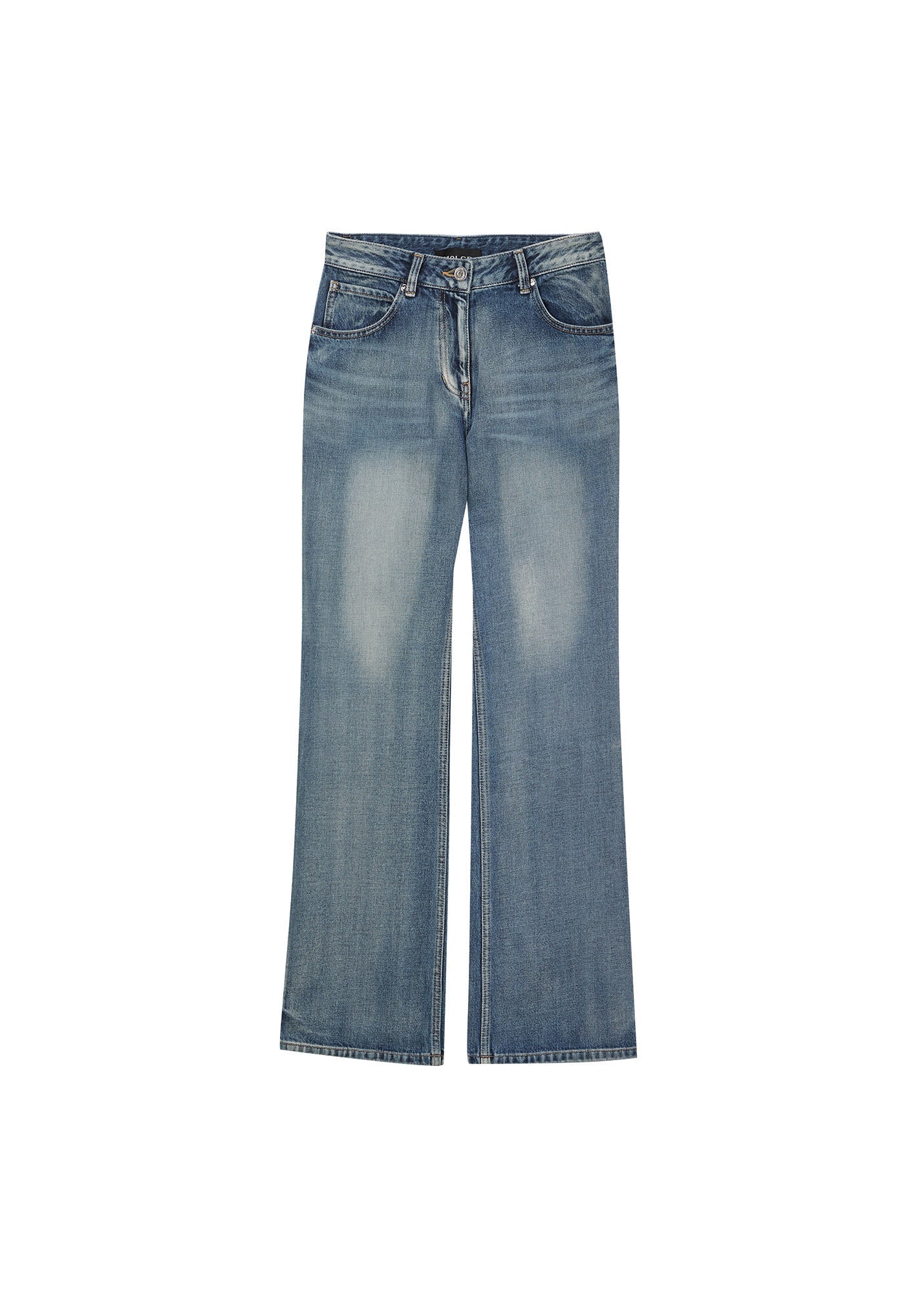 SLIM BOOTS CUT DENIM PANTS / 2 Color