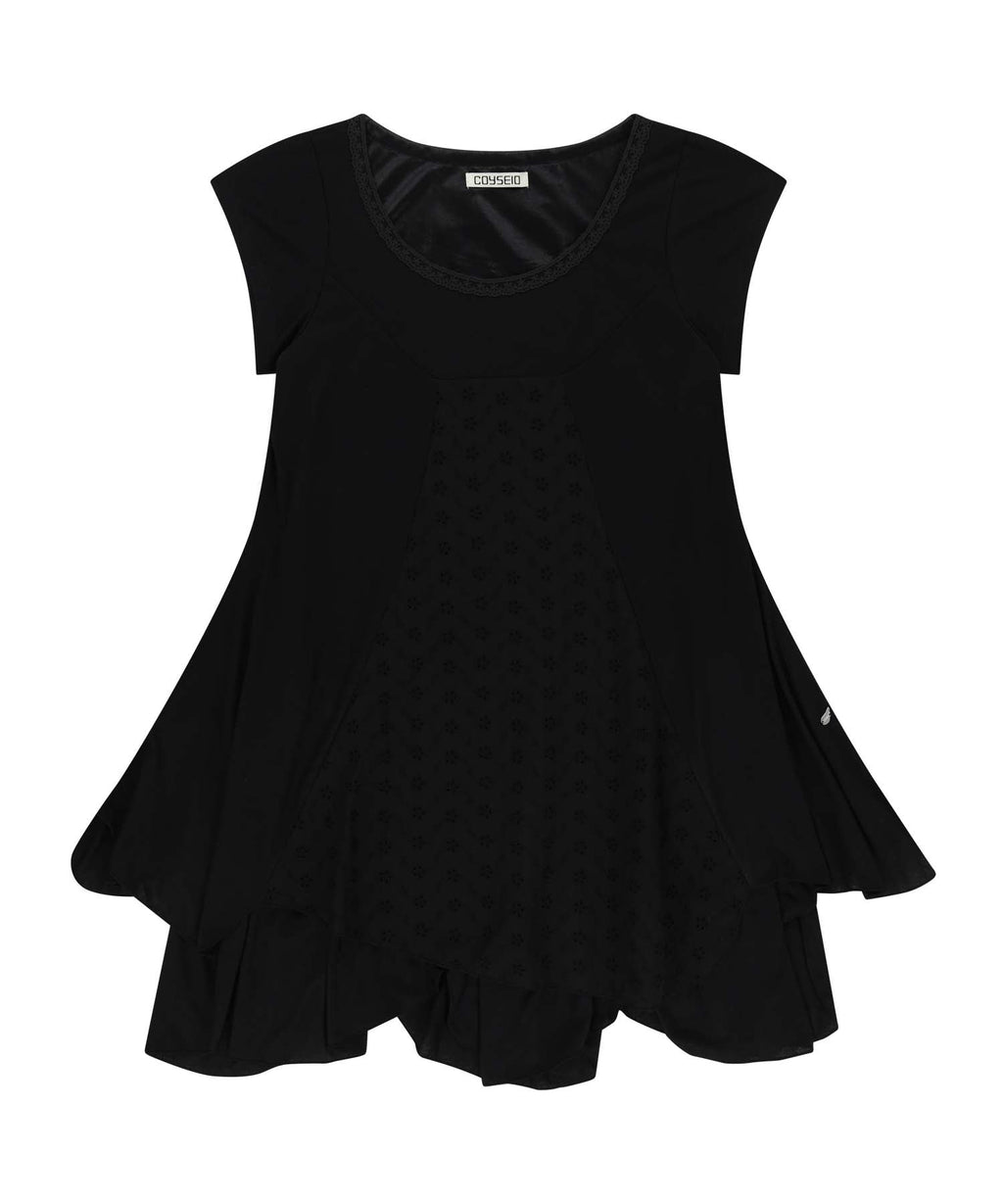 FLOWER ONE PIECE BLACK