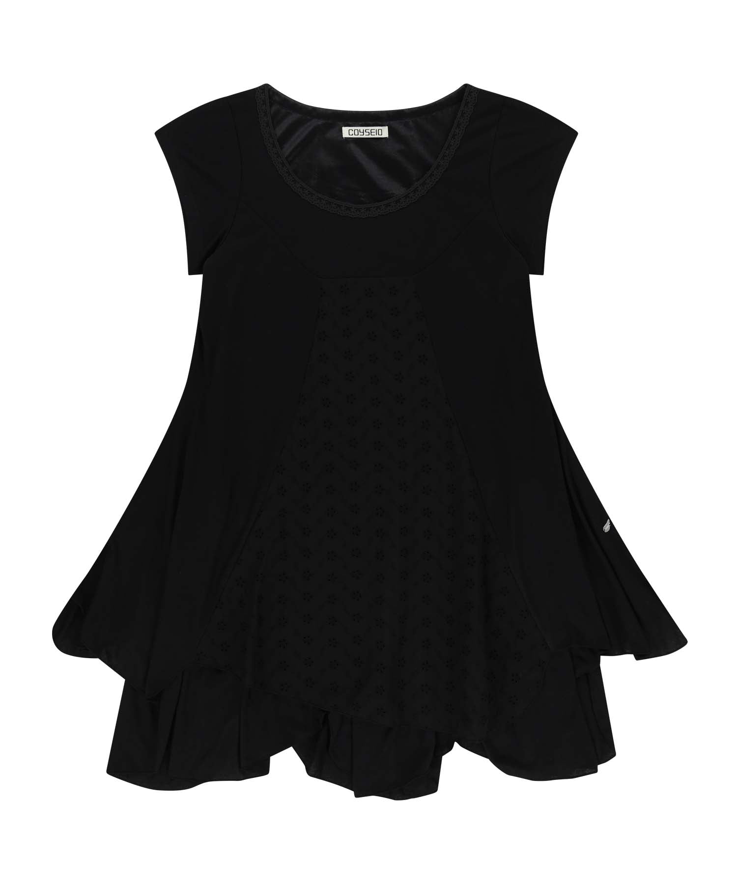 FLOWER ONE PIECE BLACK