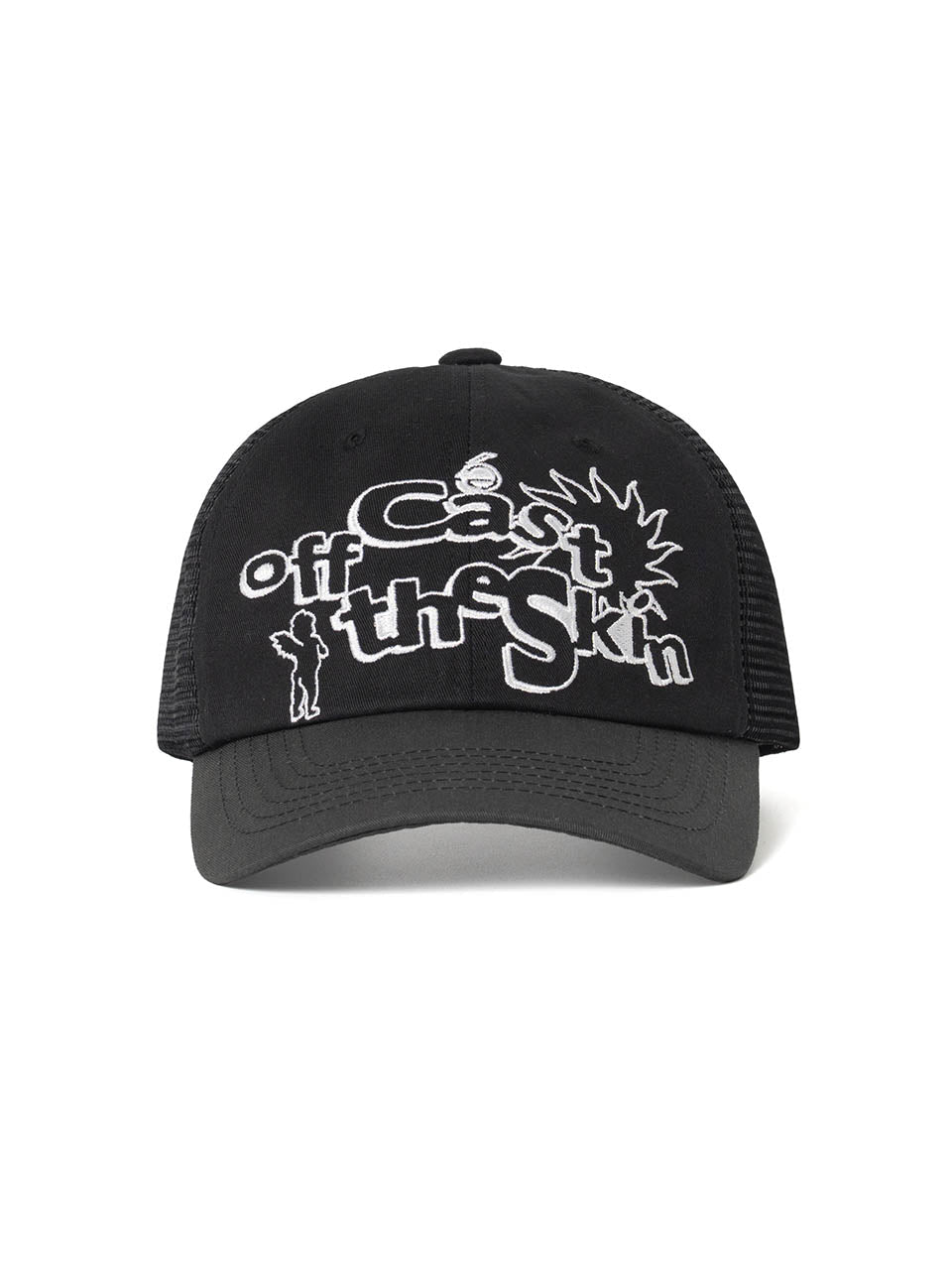 Fray Baby Angel Mesh Cap Charcoal