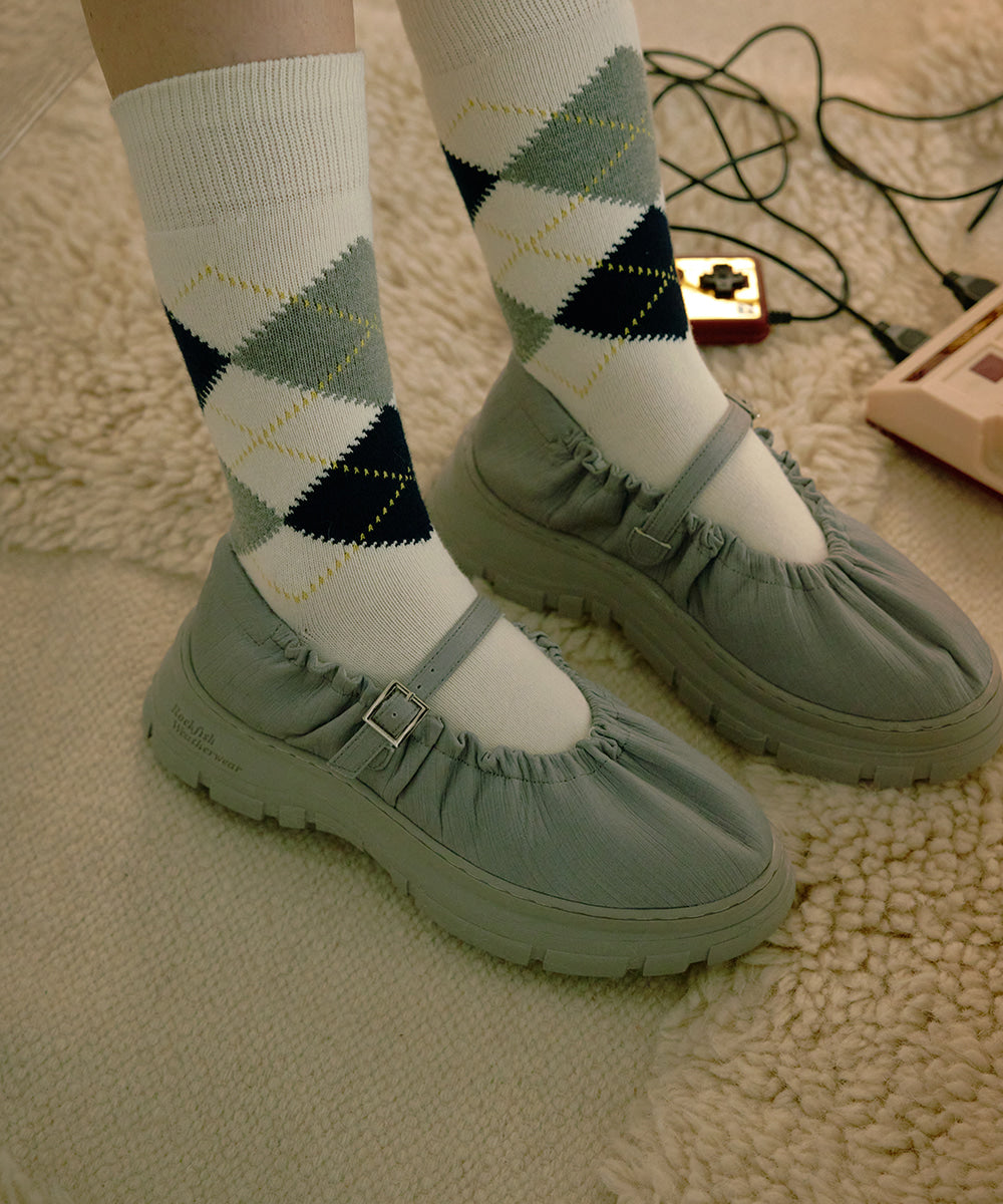 FLATFORM SCRUNCH MARYJANE / 6 Color