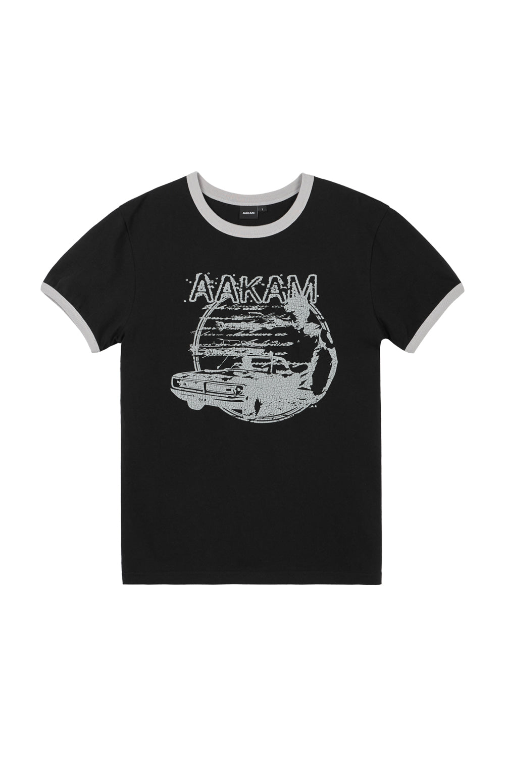 Cracked Car Ringer Top (Black)