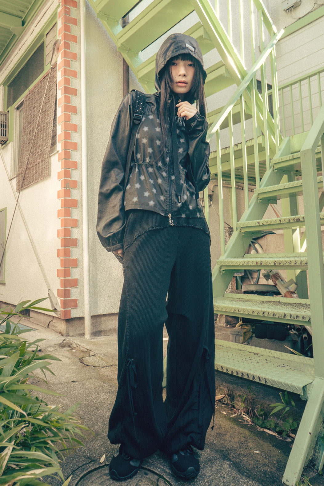 Stardust wind-breaker (Black)