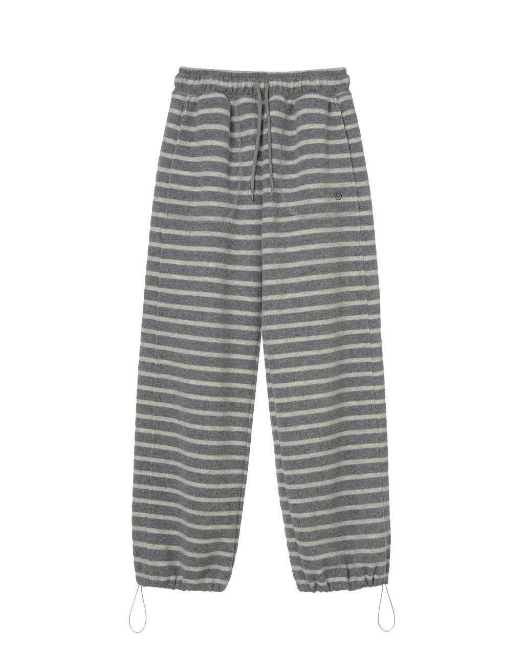 BOUCLE FLEECE PANTS GREY