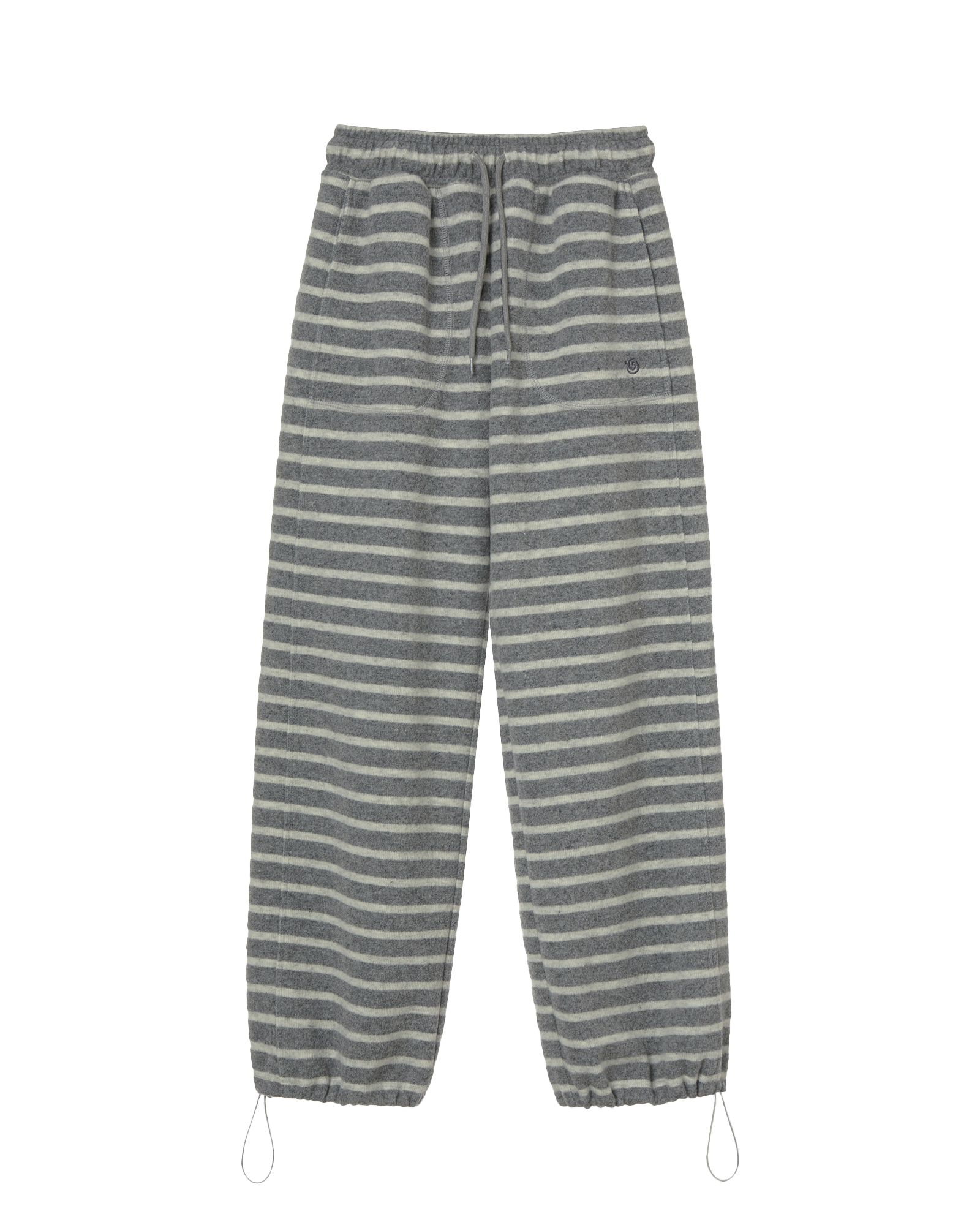 BOUCLE FLEECE PANTS GREY