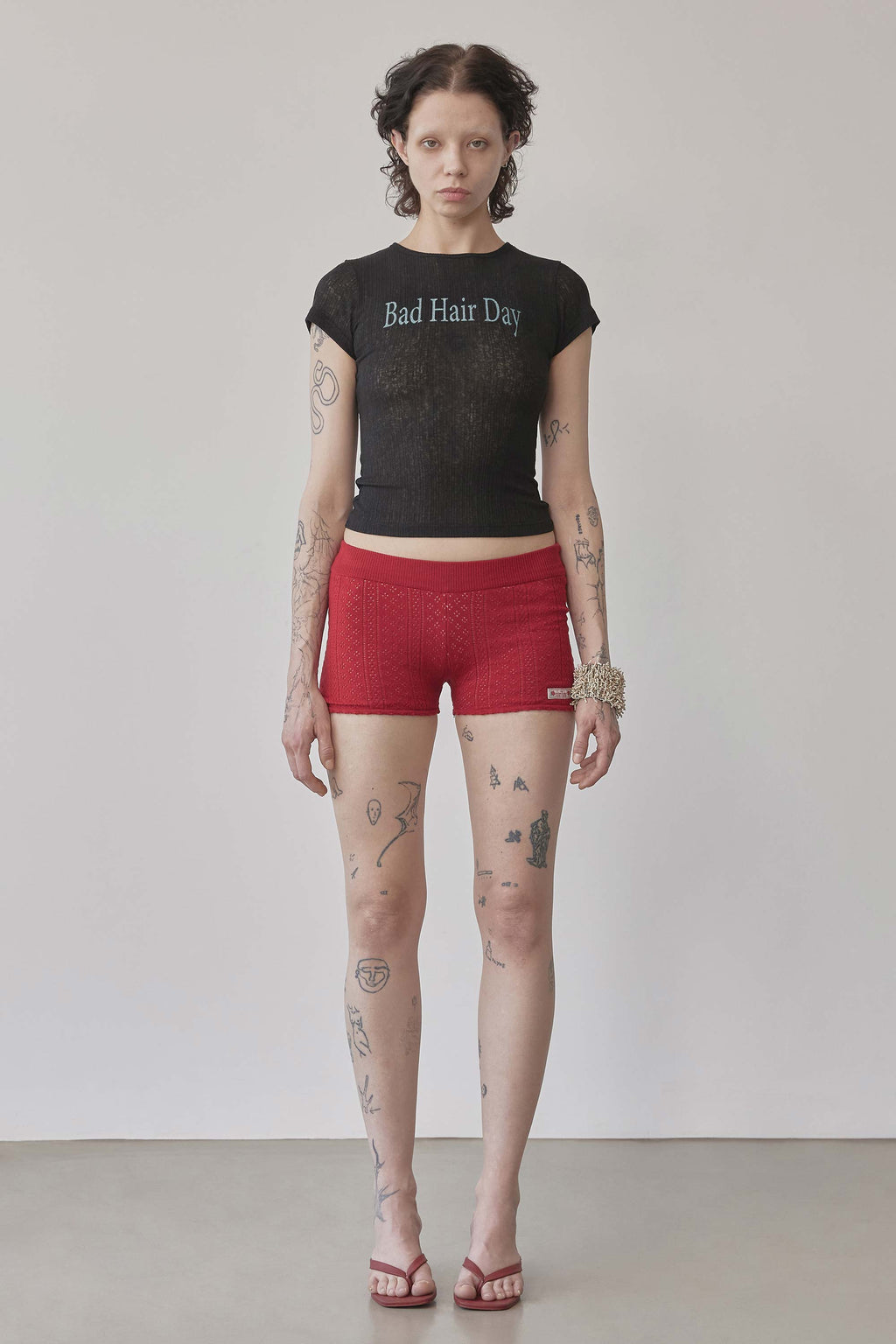 Bad Hair Day Tee Black