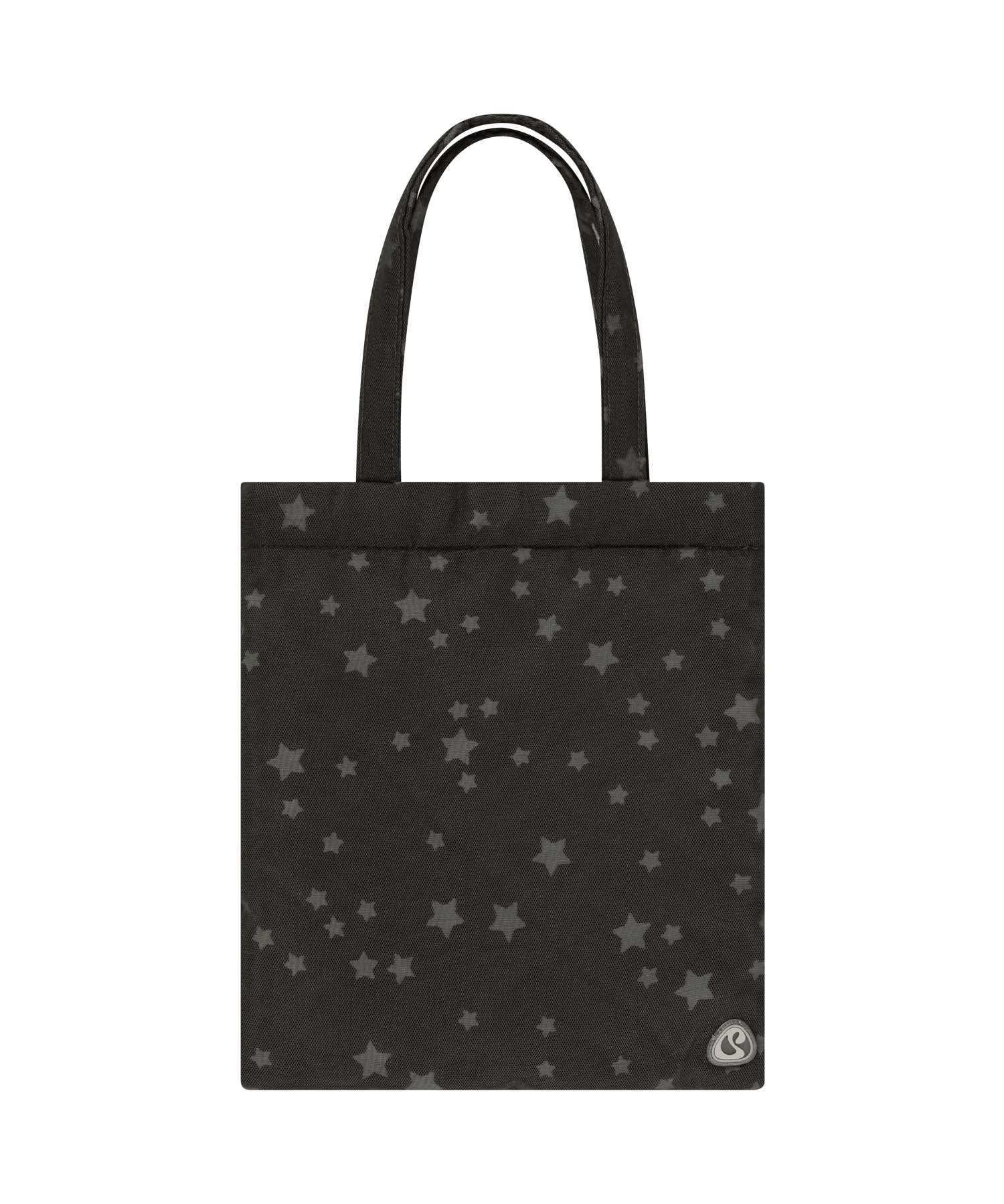 MILKY STAR TOTE BAG BLACK
