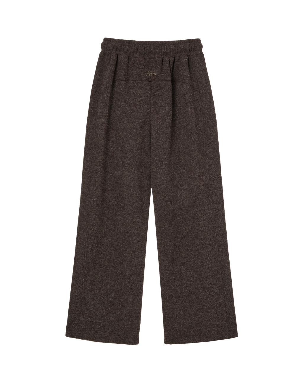 BOUCLE FLEECE PANTS BROWN